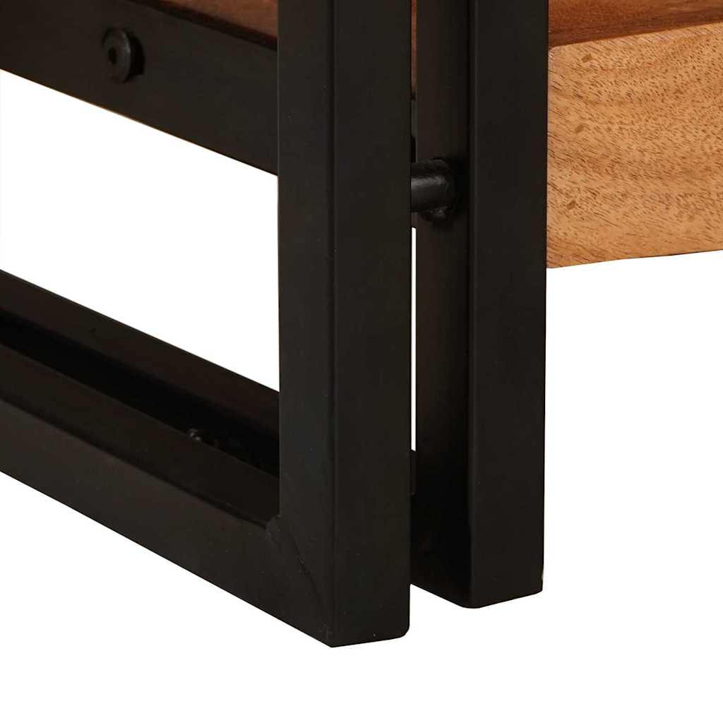 Console Industrielle en Bois et Fer 160 cm-La-Fabrique-Industrielle