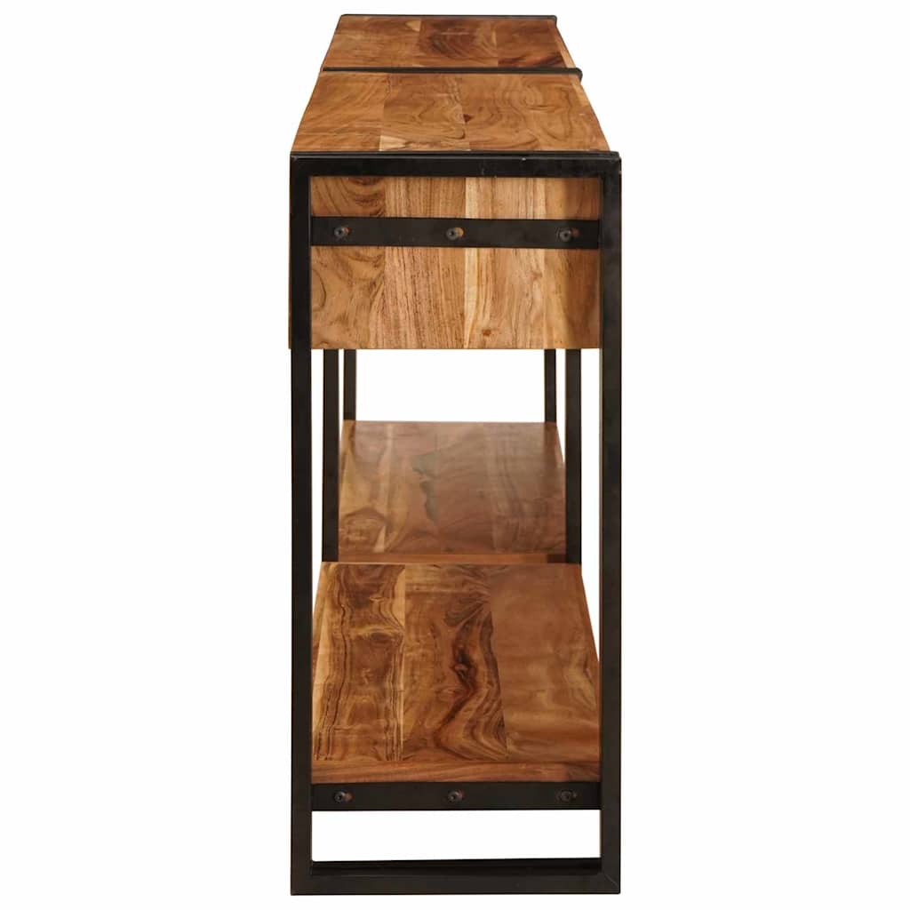 Console Industrielle en Bois et Fer 160 cm-La-Fabrique-Industrielle