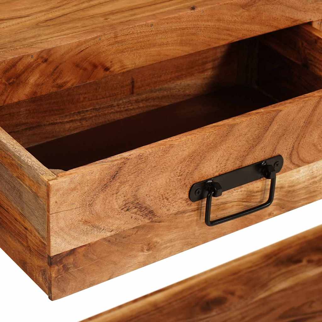 Console Industrielle en Bois et Fer 160 cm-La-Fabrique-Industrielle