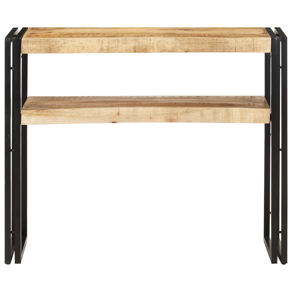 Console Industrielle en Bois et Métal 90 cm-La-Fabrique-Industrielle