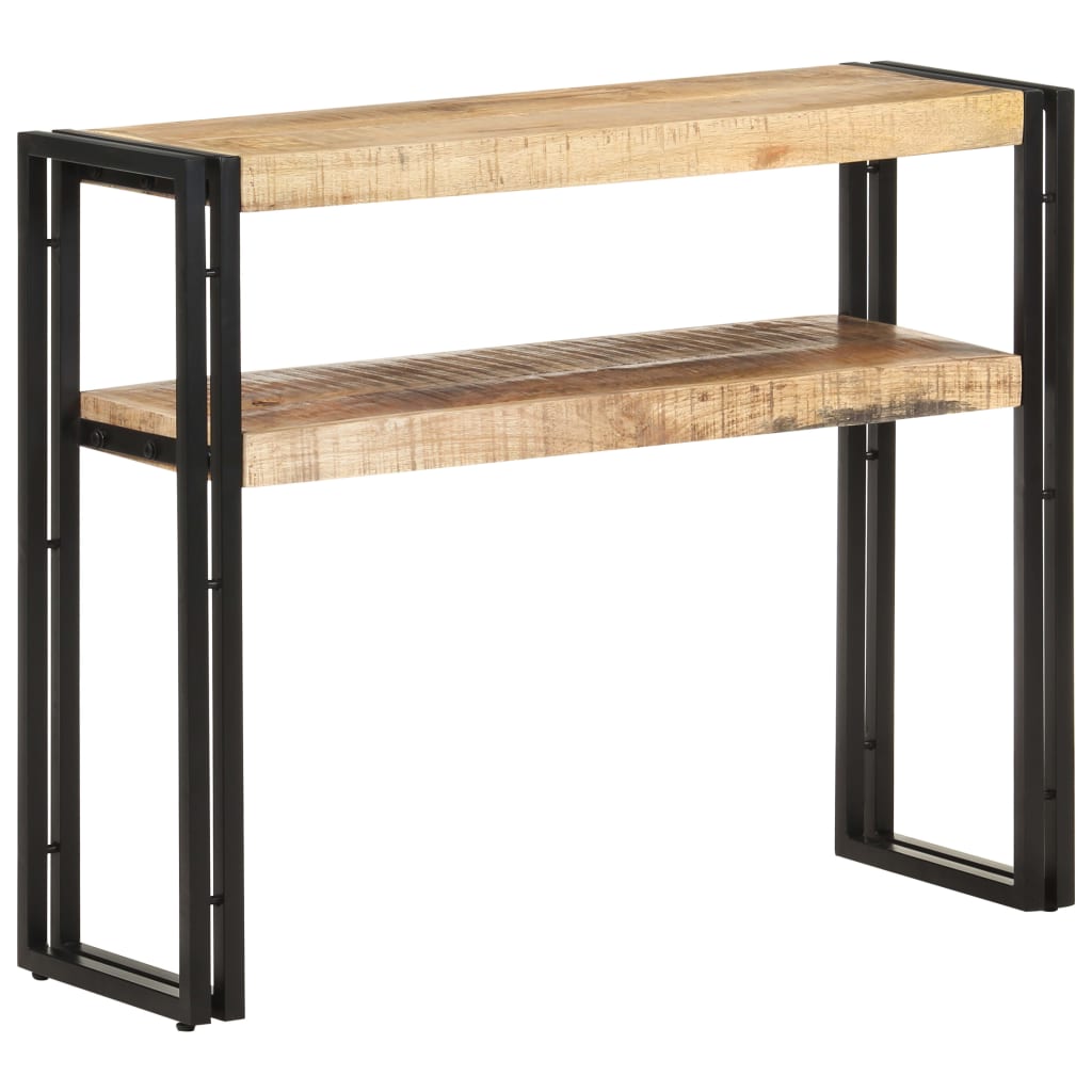 Console Industrielle en Bois et Métal 90 cm-La-Fabrique-Industrielle