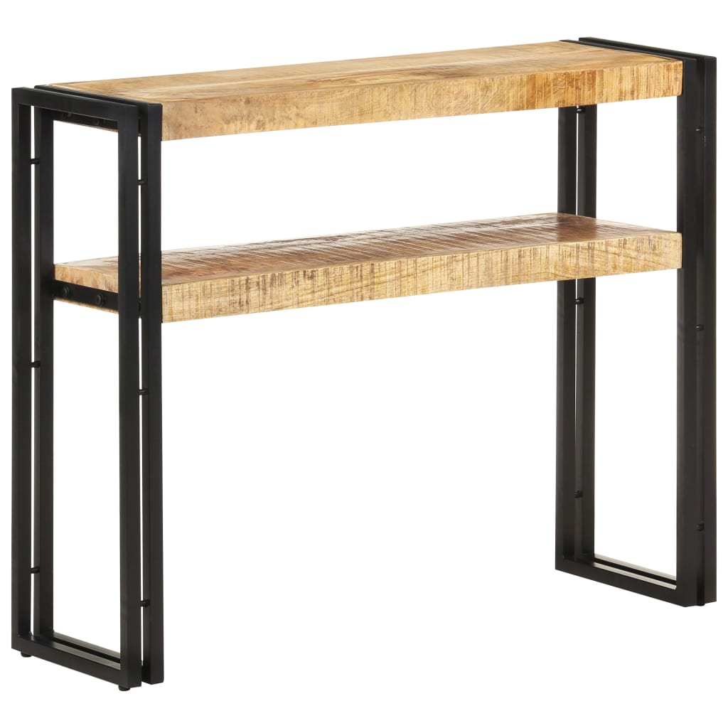Console Industrielle en Bois et Métal 90 cm-La-Fabrique-Industrielle