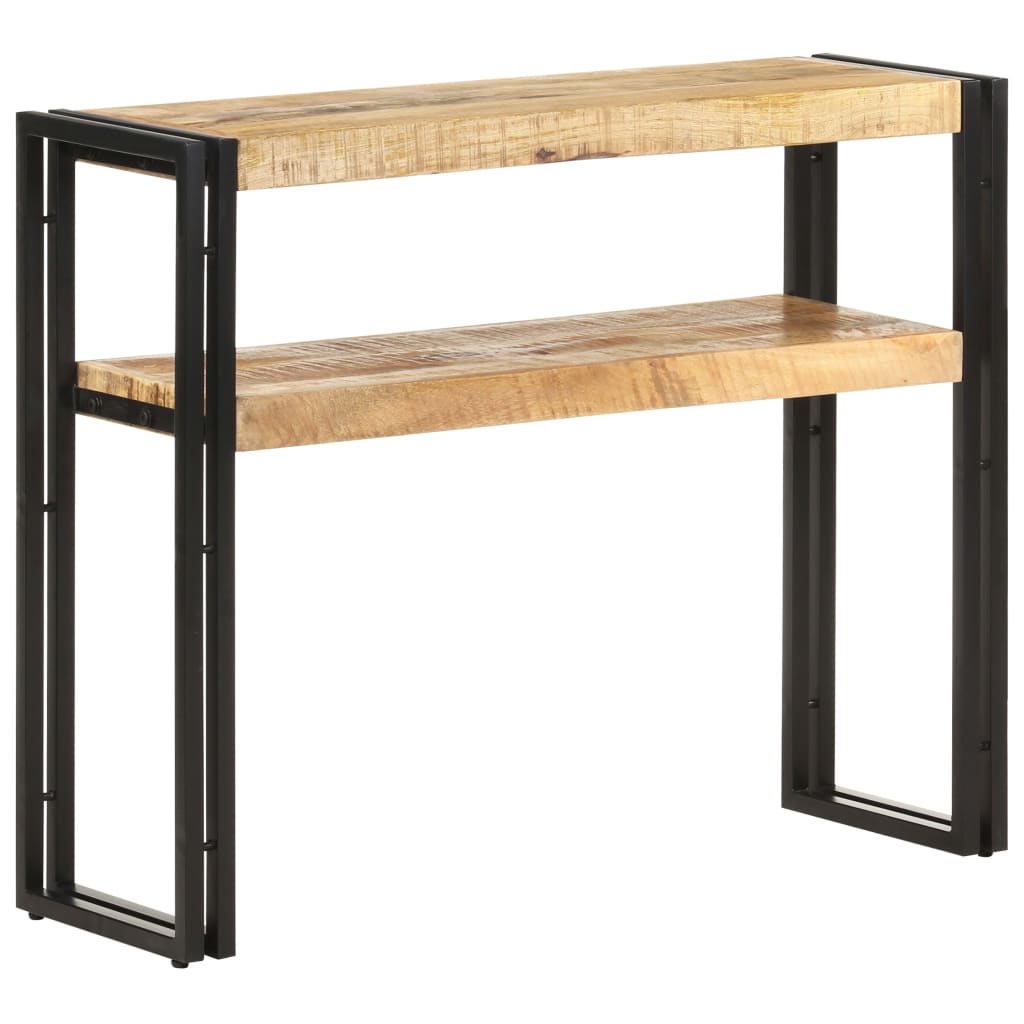 Console Industrielle en Bois et Métal 90 cm-La-Fabrique-Industrielle