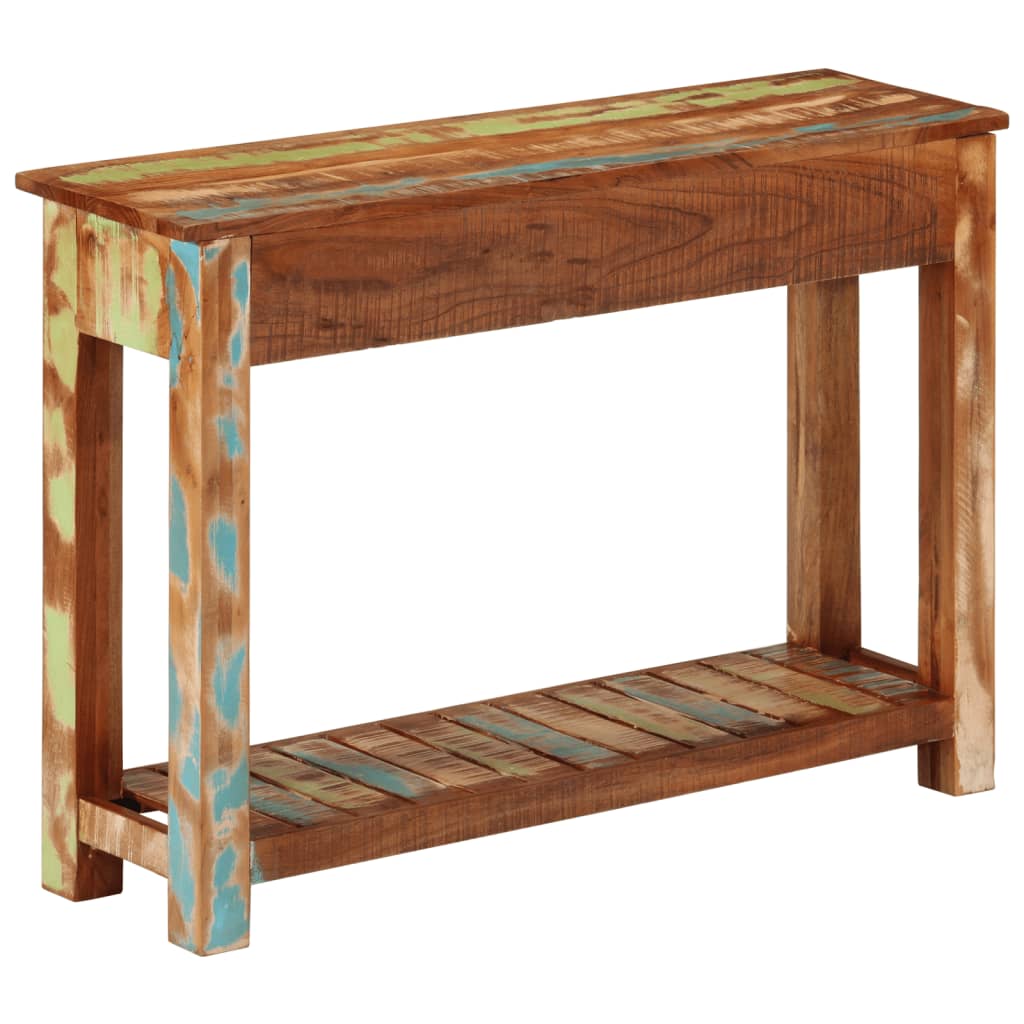 Console en Bois Brut de Récupération-La-Fabrique-Industrielle