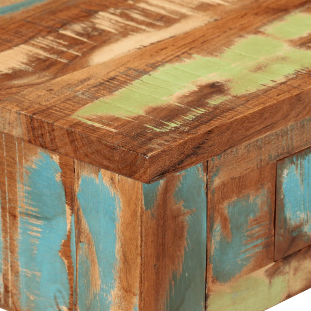 Console en Bois Brut de Récupération-La-Fabrique-Industrielle