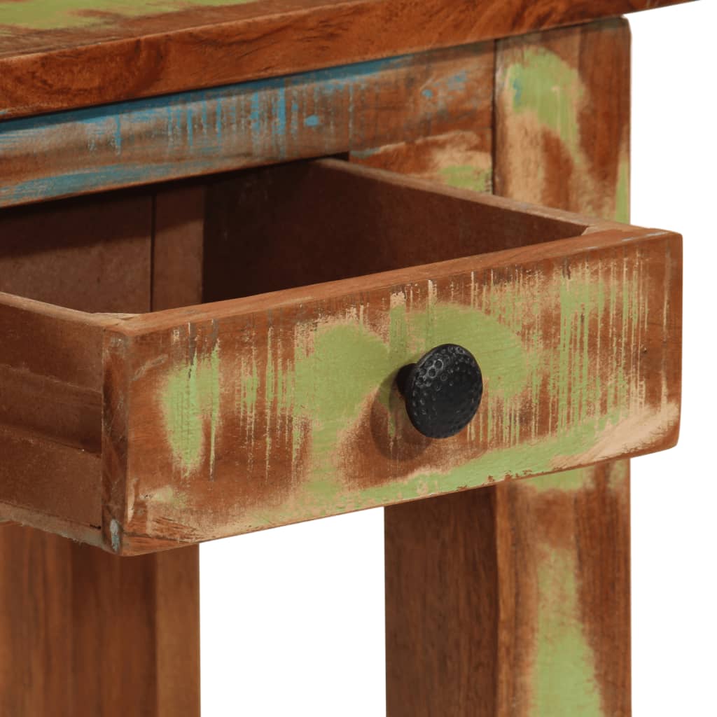 Console en Bois Brut de Récupération-La-Fabrique-Industrielle