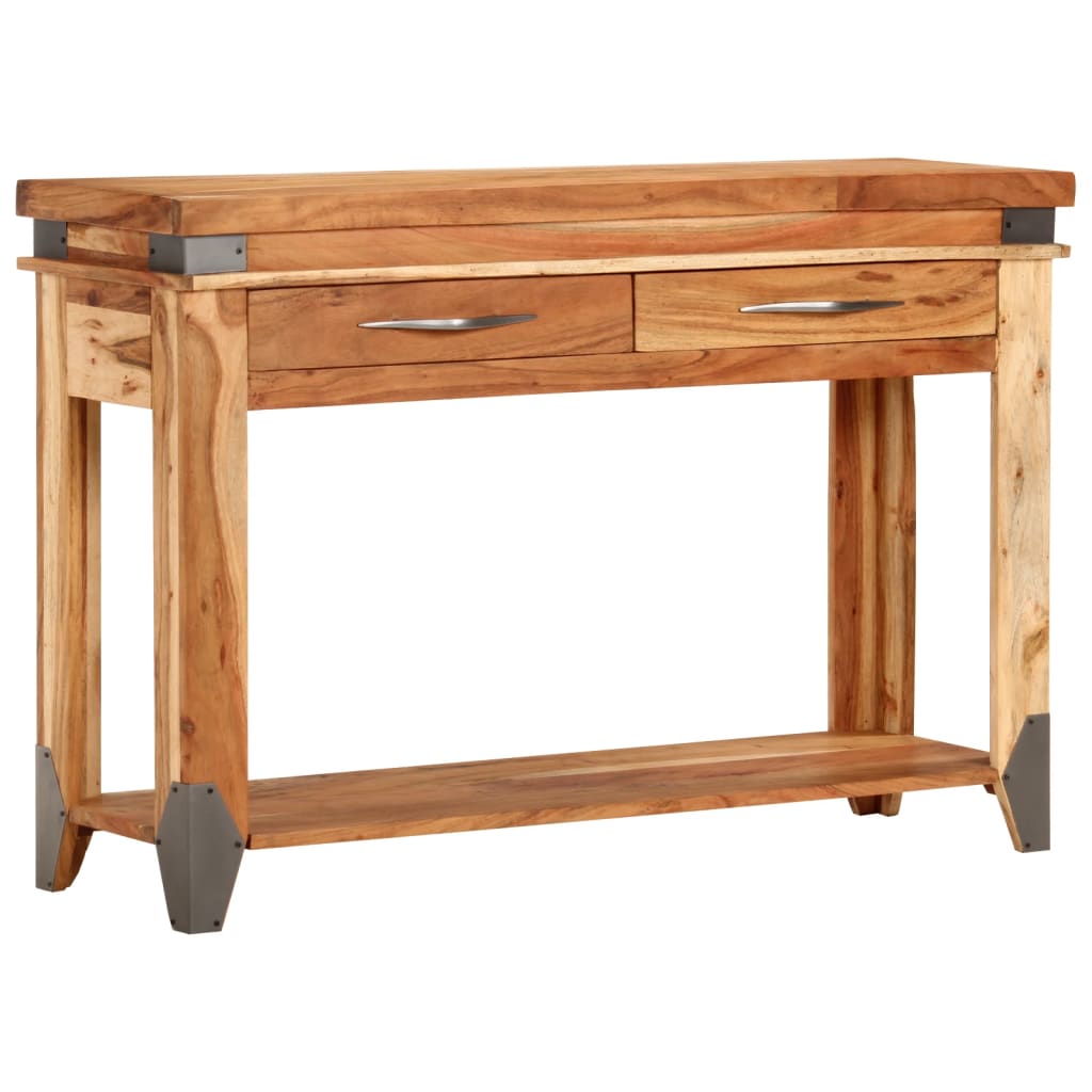 Console en Bois Massif Brut d'Acacia-La-Fabrique-Industrielle