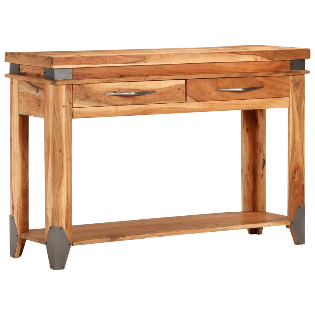 Console en Bois Massif Brut d'Acacia-La-Fabrique-Industrielle