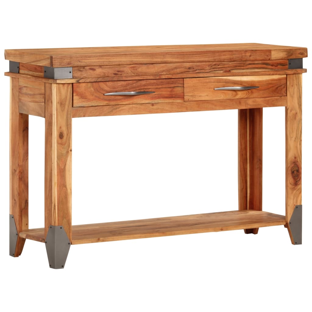 Console en Bois Massif Brut d'Acacia-La-Fabrique-Industrielle