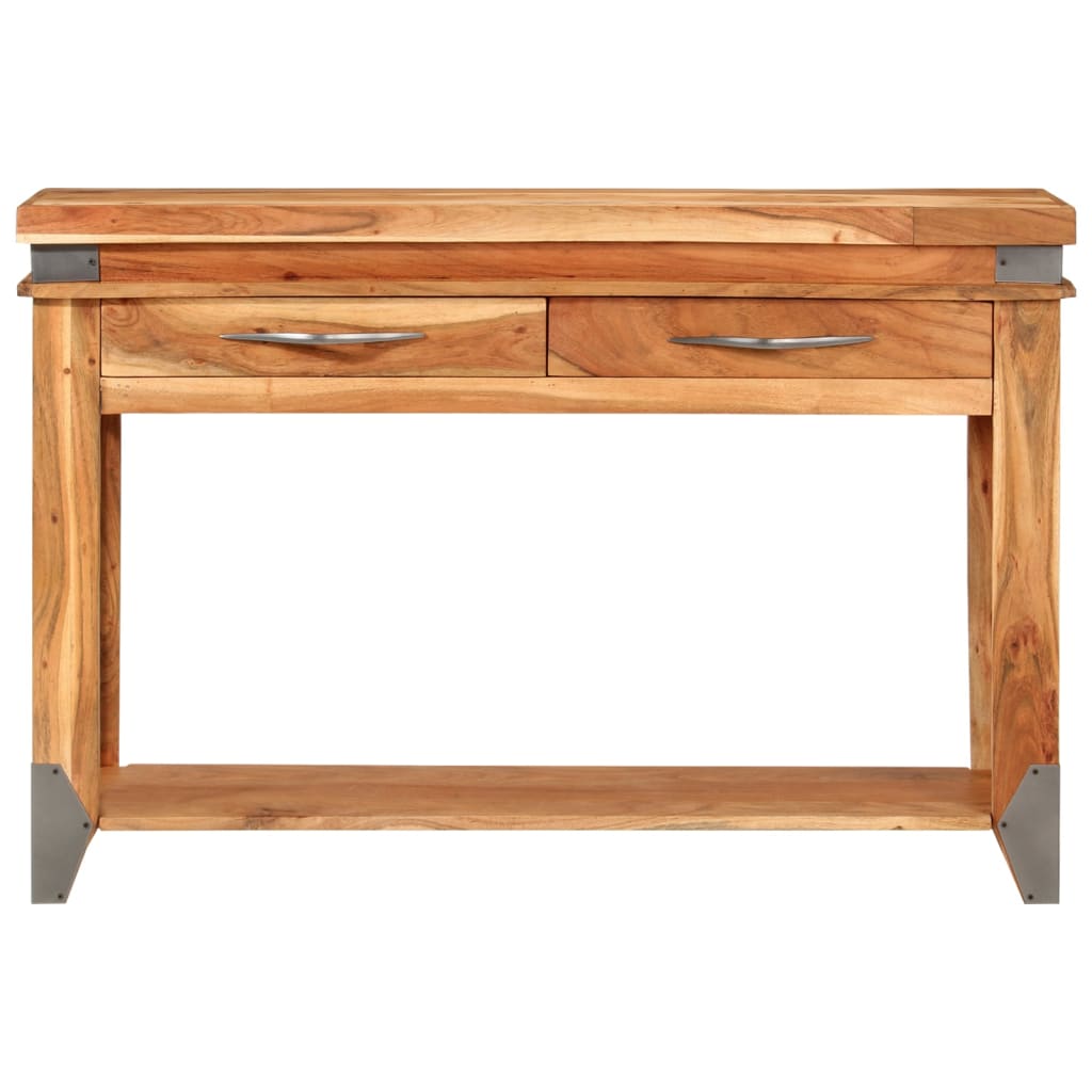 Console en Bois Massif Brut d'Acacia-La-Fabrique-Industrielle