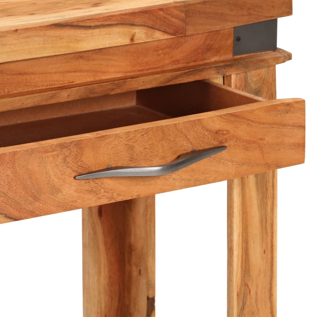 Console en Bois Massif Brut d'Acacia-La-Fabrique-Industrielle