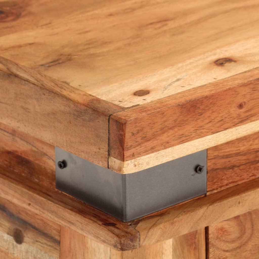 Console en Bois Massif Brut d'Acacia-La-Fabrique-Industrielle