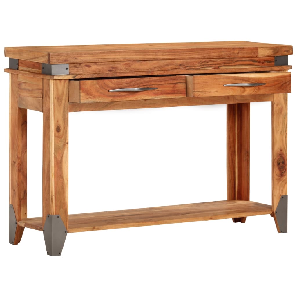 Console en Bois Massif Brut d'Acacia-La-Fabrique-Industrielle