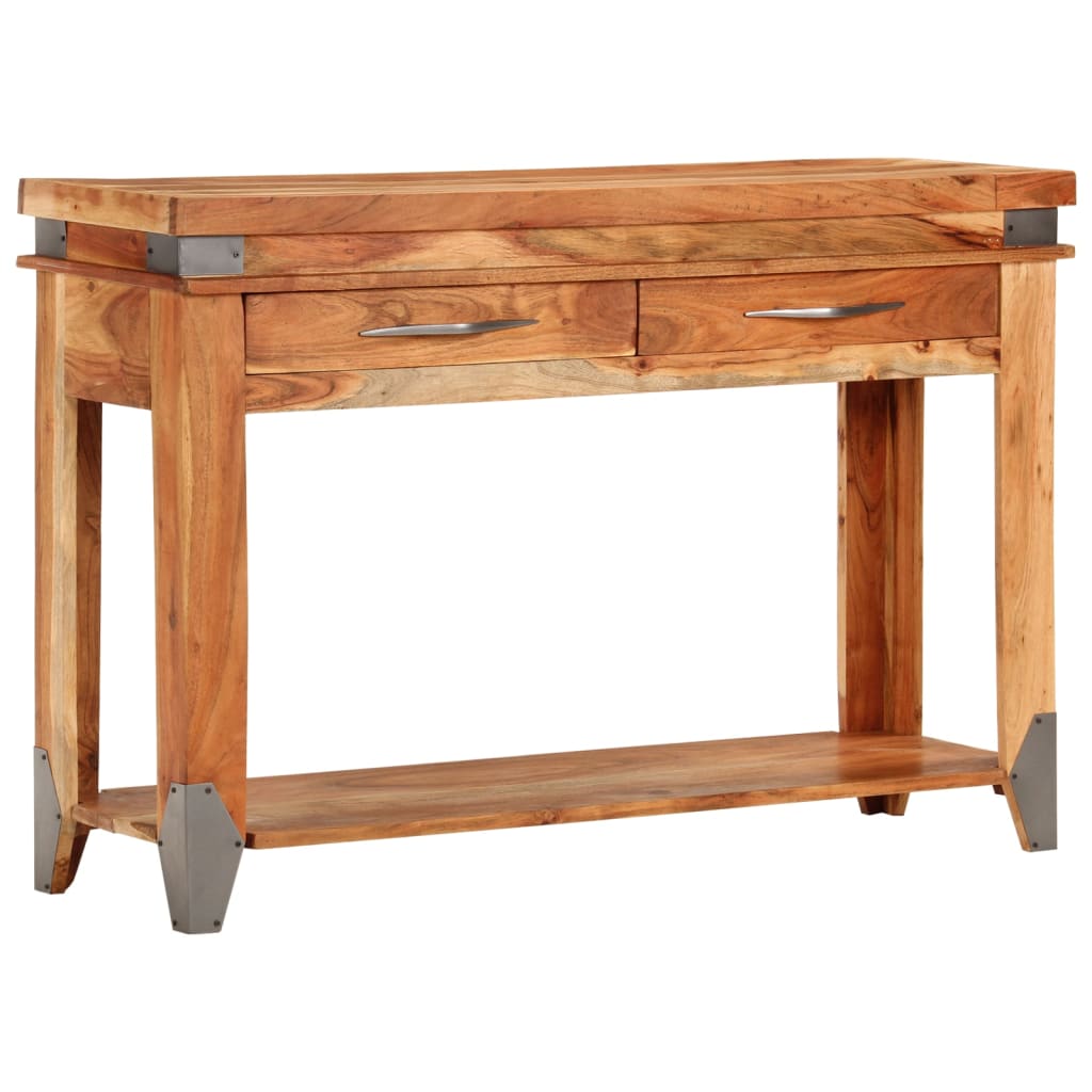 Console en Bois Massif Brut d'Acacia-La-Fabrique-Industrielle