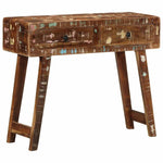 Console en Bois Massif d'Occasion Style Industriel-bois de récupération massif-1-La-Fabrique-Industrielle