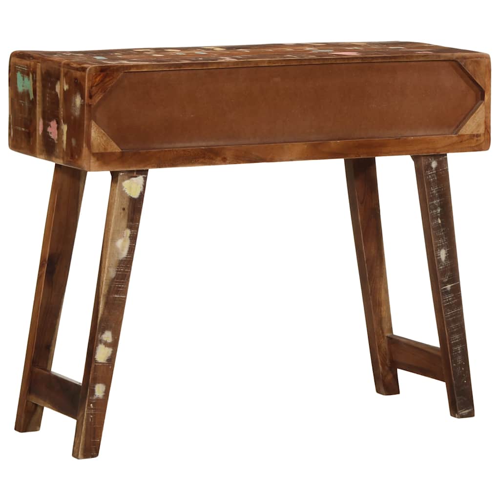 Console en Bois Massif d'Occasion Style Industriel-La-Fabrique-Industrielle