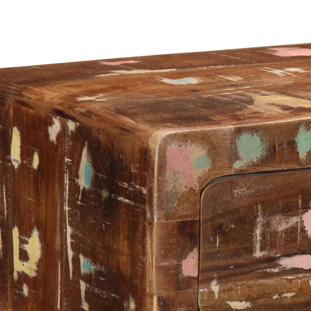 Console en Bois Massif d'Occasion Style Industriel-La-Fabrique-Industrielle