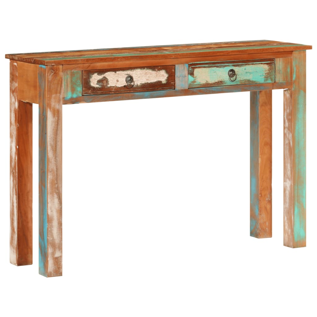 Console en Bois Massif de Récupération-La-Fabrique-Industrielle