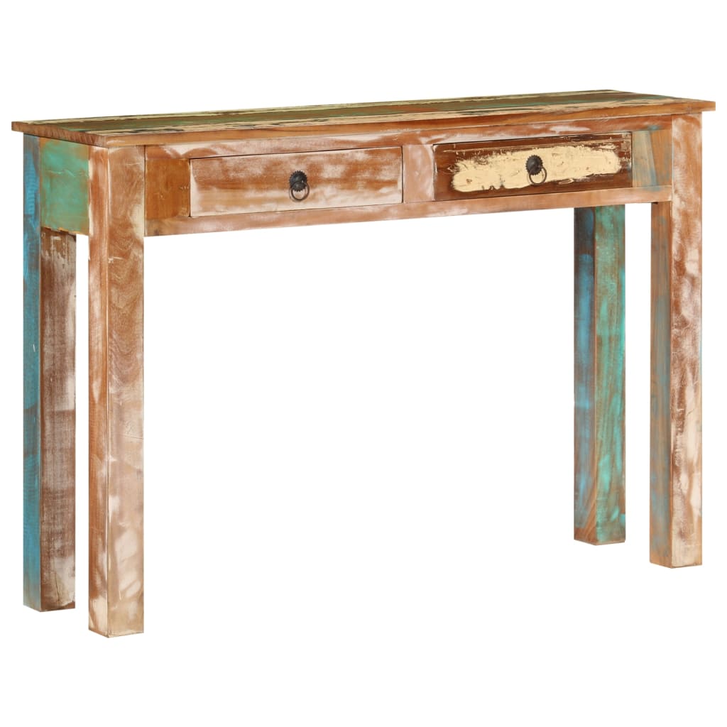 Console en Bois Massif de Récupération-La-Fabrique-Industrielle