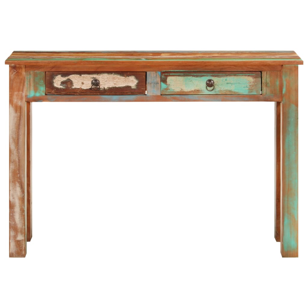 Console en Bois Massif de Récupération-La-Fabrique-Industrielle