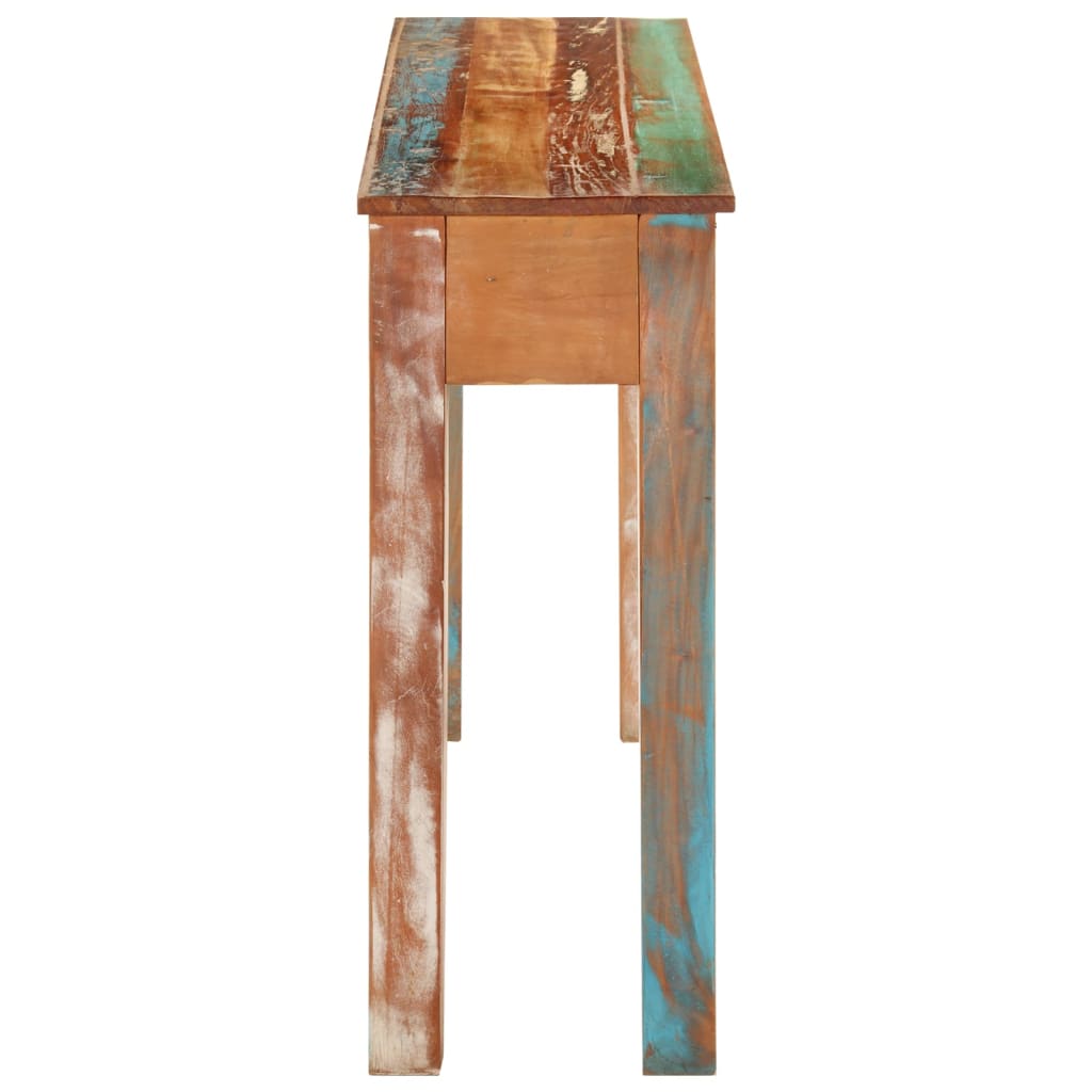 Console en Bois Massif de Récupération-La-Fabrique-Industrielle