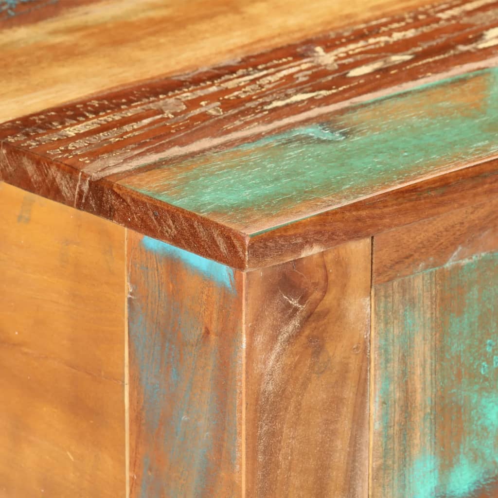 Console en Bois Massif de Récupération-La-Fabrique-Industrielle