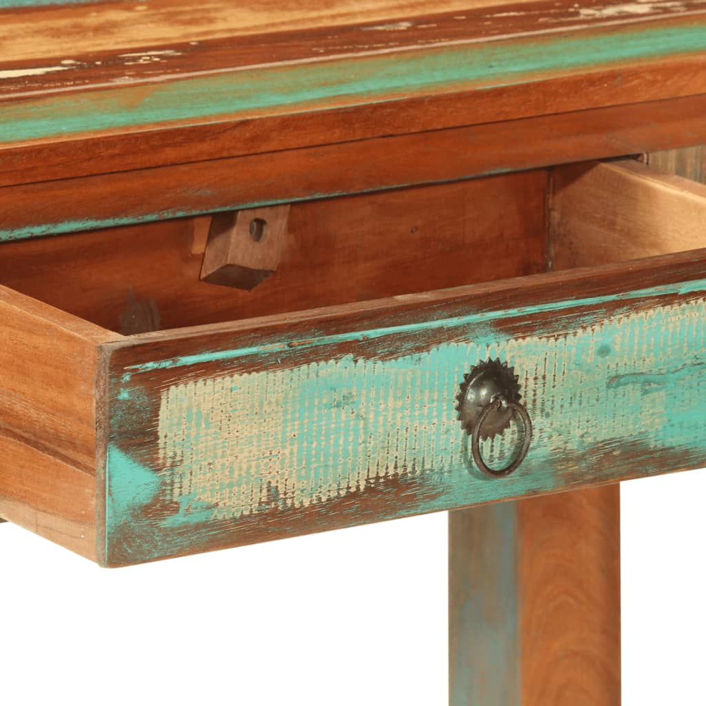 Console en Bois Massif de Récupération-La-Fabrique-Industrielle
