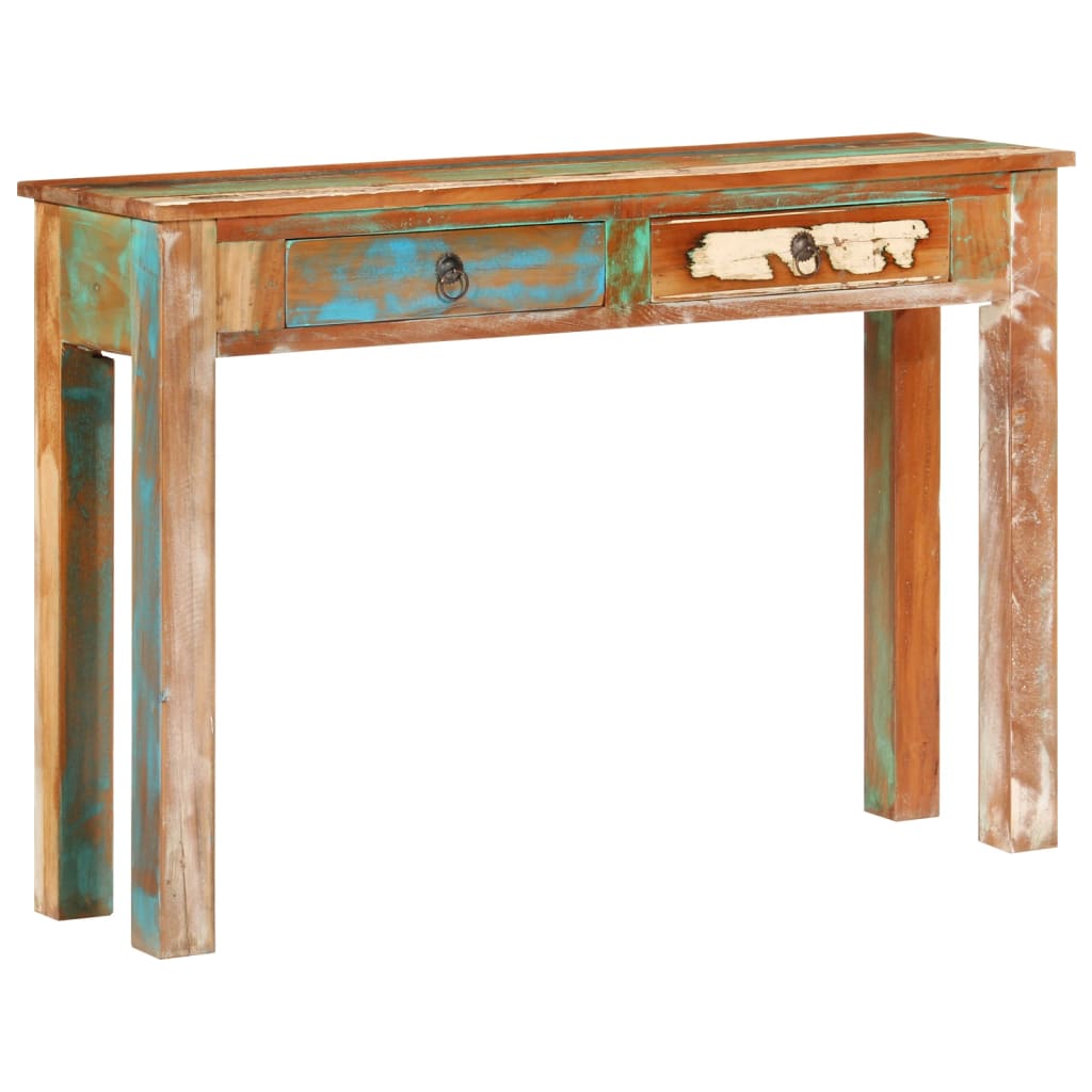 Console en Bois Massif de Récupération-La-Fabrique-Industrielle