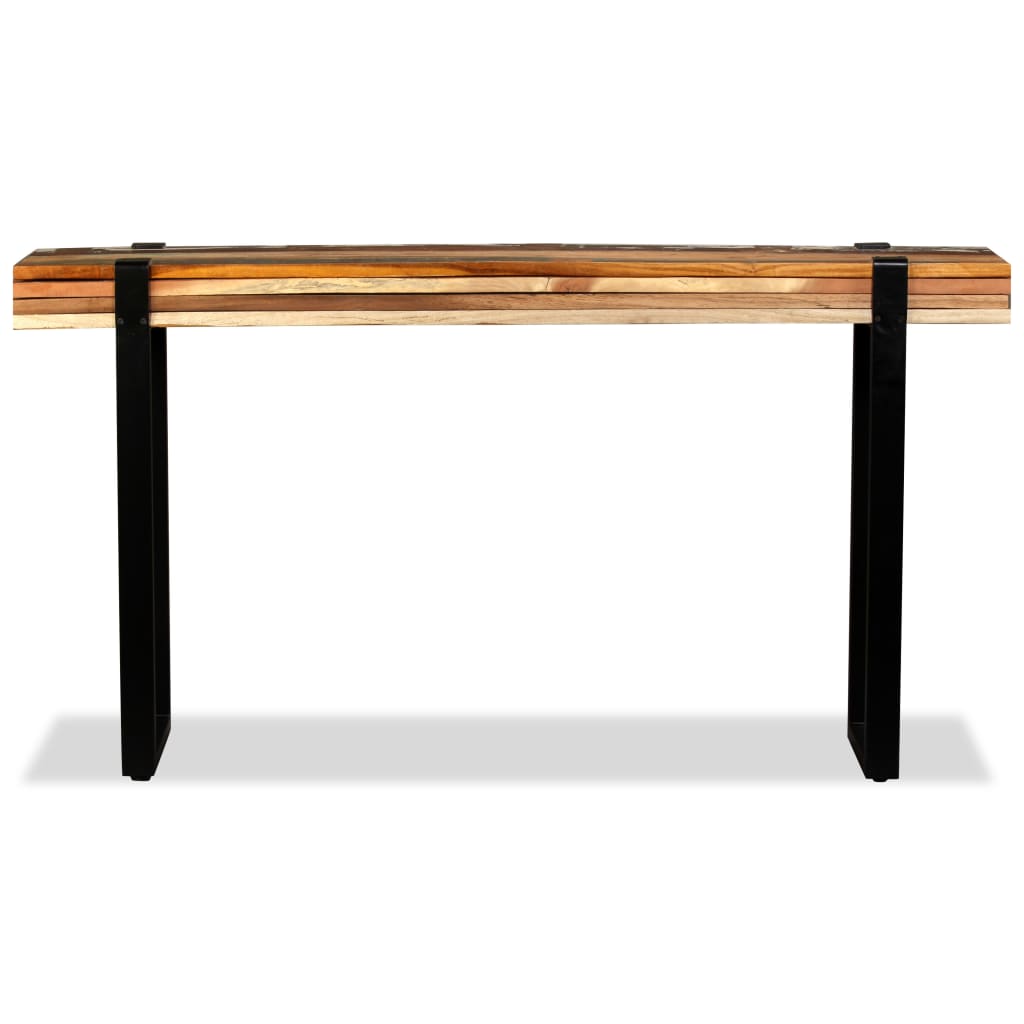 Console en Bois Recyclé Style Industriel-La-Fabrique-Industrielle