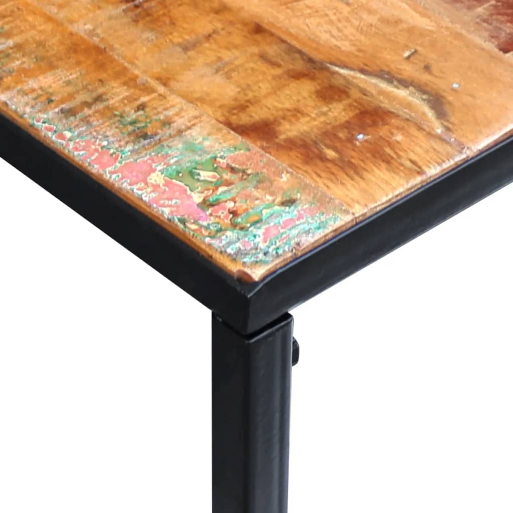 Console en Bois Recyclé pour Entrée Industrielle-La-Fabrique-Industrielle