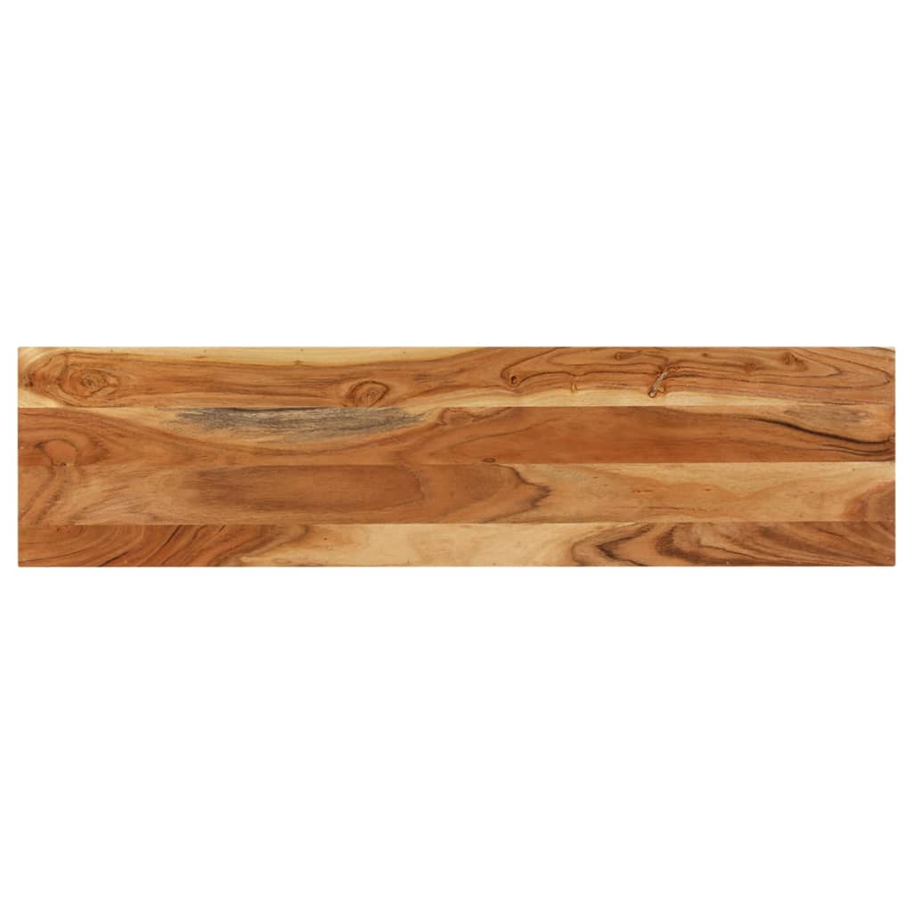 Console en Bois d'Acacia et Fer de 120 cm-La-Fabrique-Industrielle