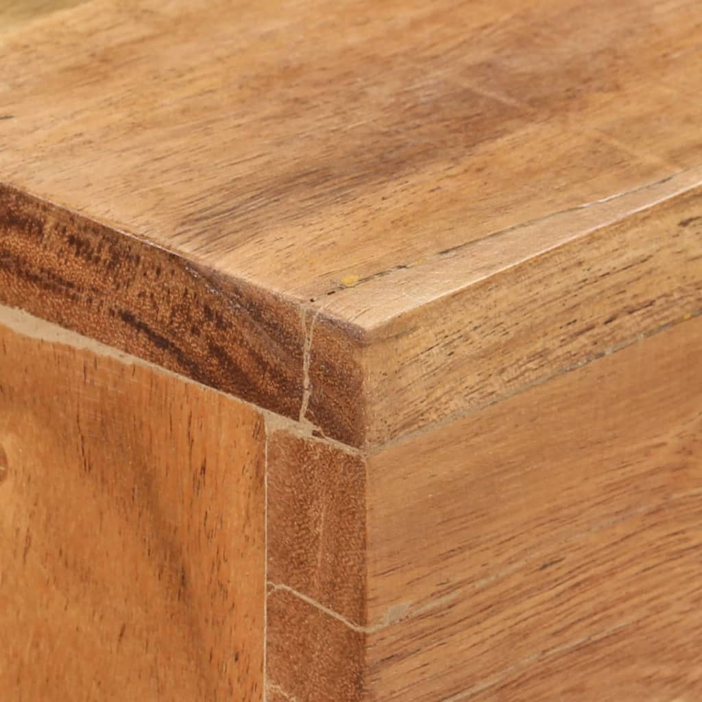 Console en Bois d'Acacia et Fer de 120 cm-La-Fabrique-Industrielle