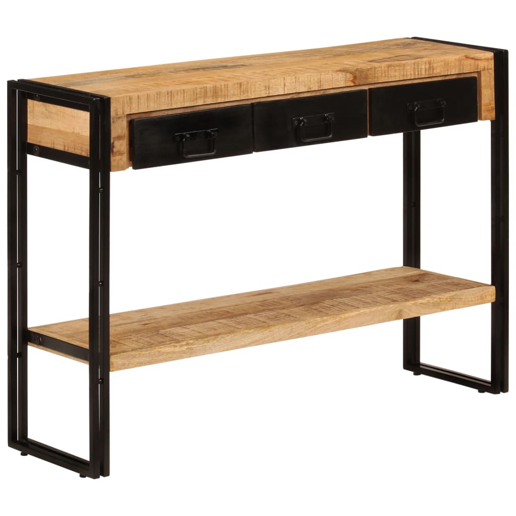 Console en Bois de Manguier Style Industriel-La-Fabrique-Industrielle