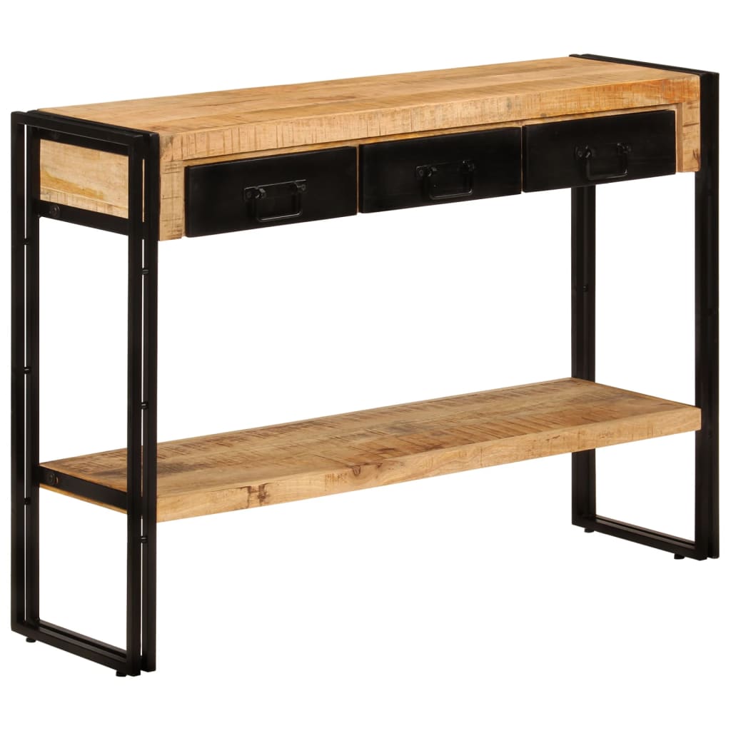 Console en Bois de Manguier Style Industriel-La-Fabrique-Industrielle