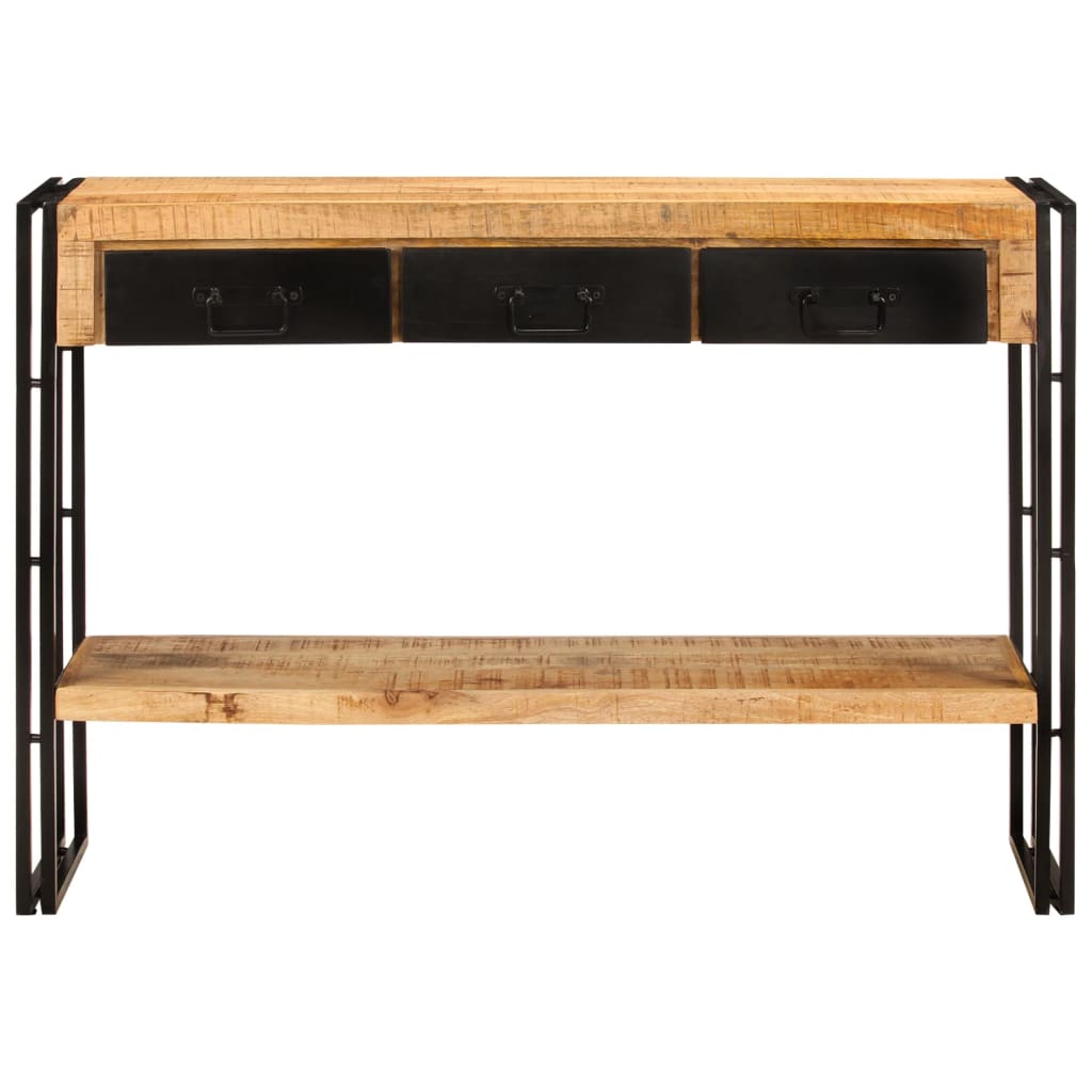 Console en Bois de Manguier Style Industriel-La-Fabrique-Industrielle