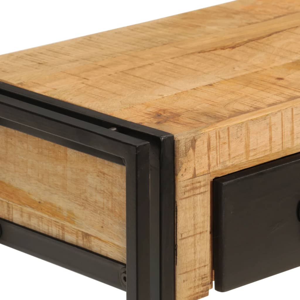 Console en Bois de Manguier Style Industriel-La-Fabrique-Industrielle