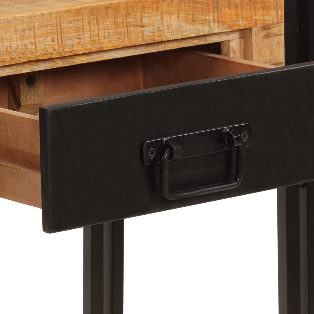 Console en Bois de Manguier Style Industriel-La-Fabrique-Industrielle
