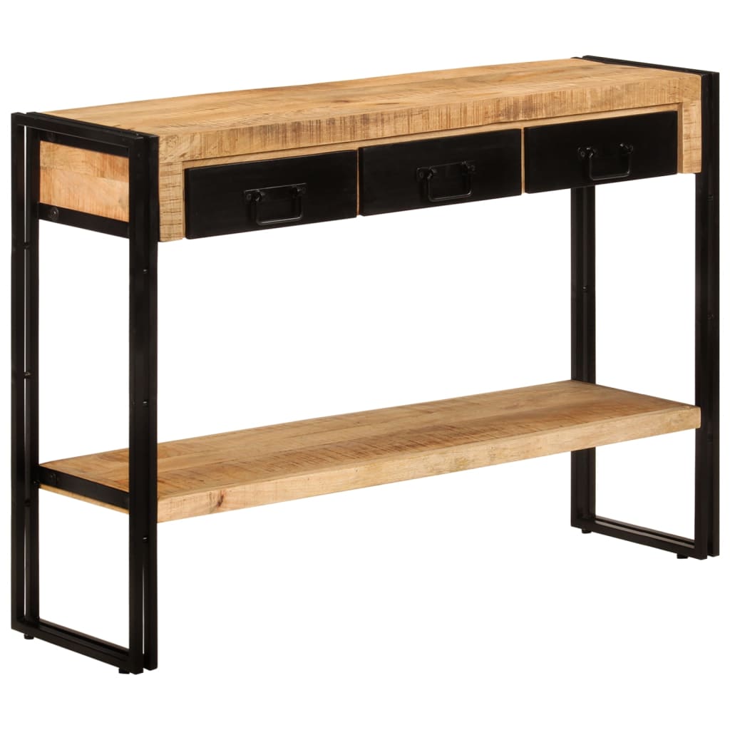 Console en Bois de Manguier Style Industriel-La-Fabrique-Industrielle