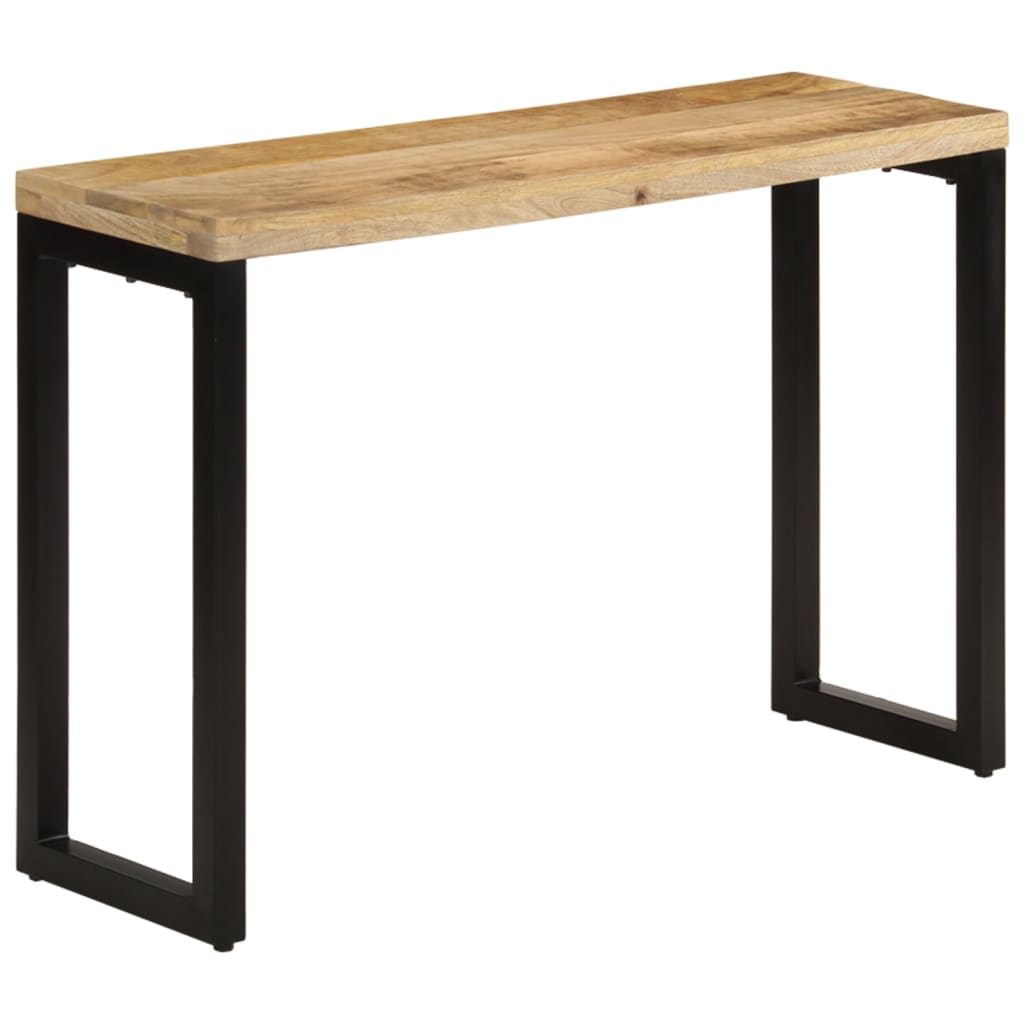 Console en Bois de Manguier au Style Scandinave-110 cm-Bois de manguier brut massif-1-La-Fabrique-Industrielle