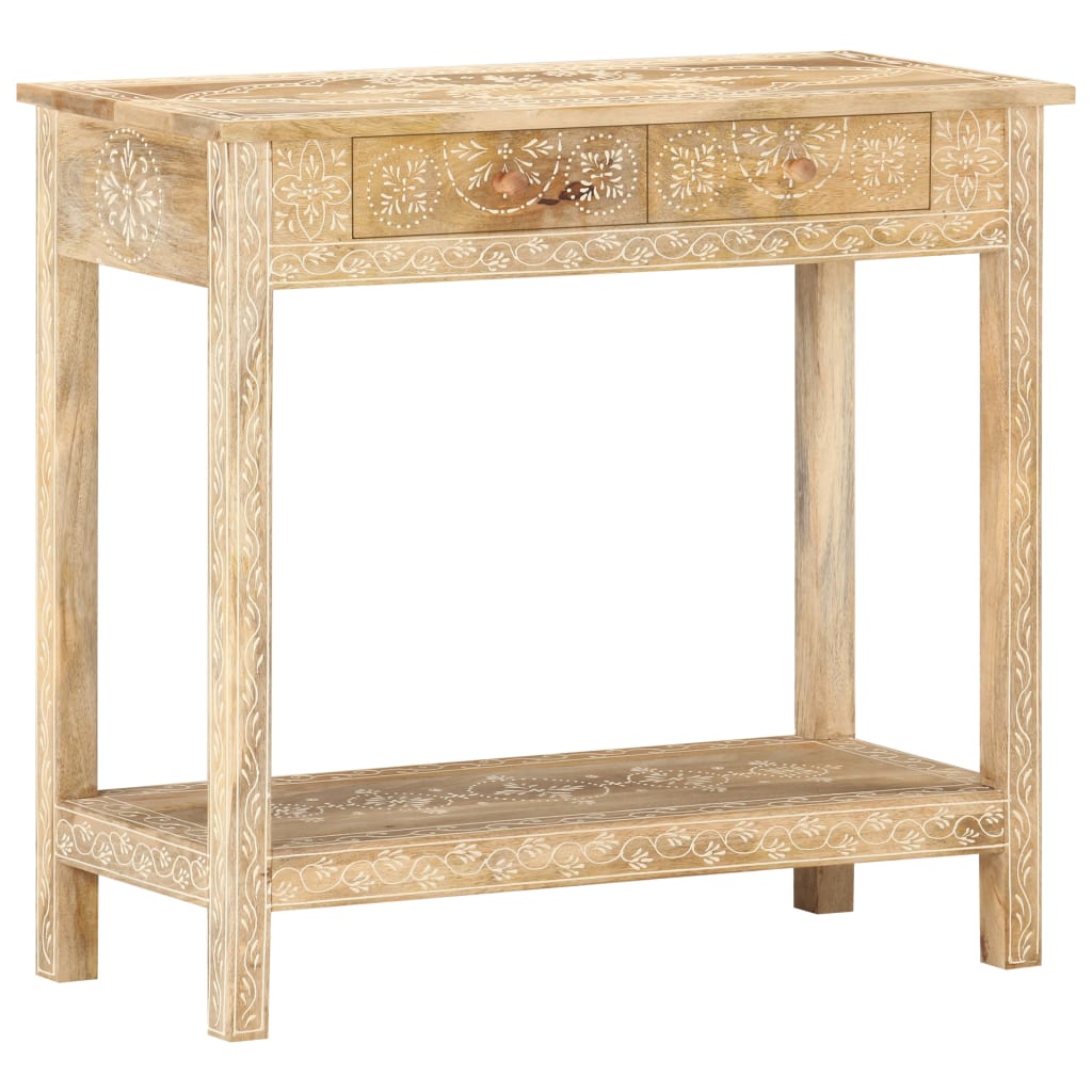 Console en Bois de Manguier avec Tiroirs-La-Fabrique-Industrielle