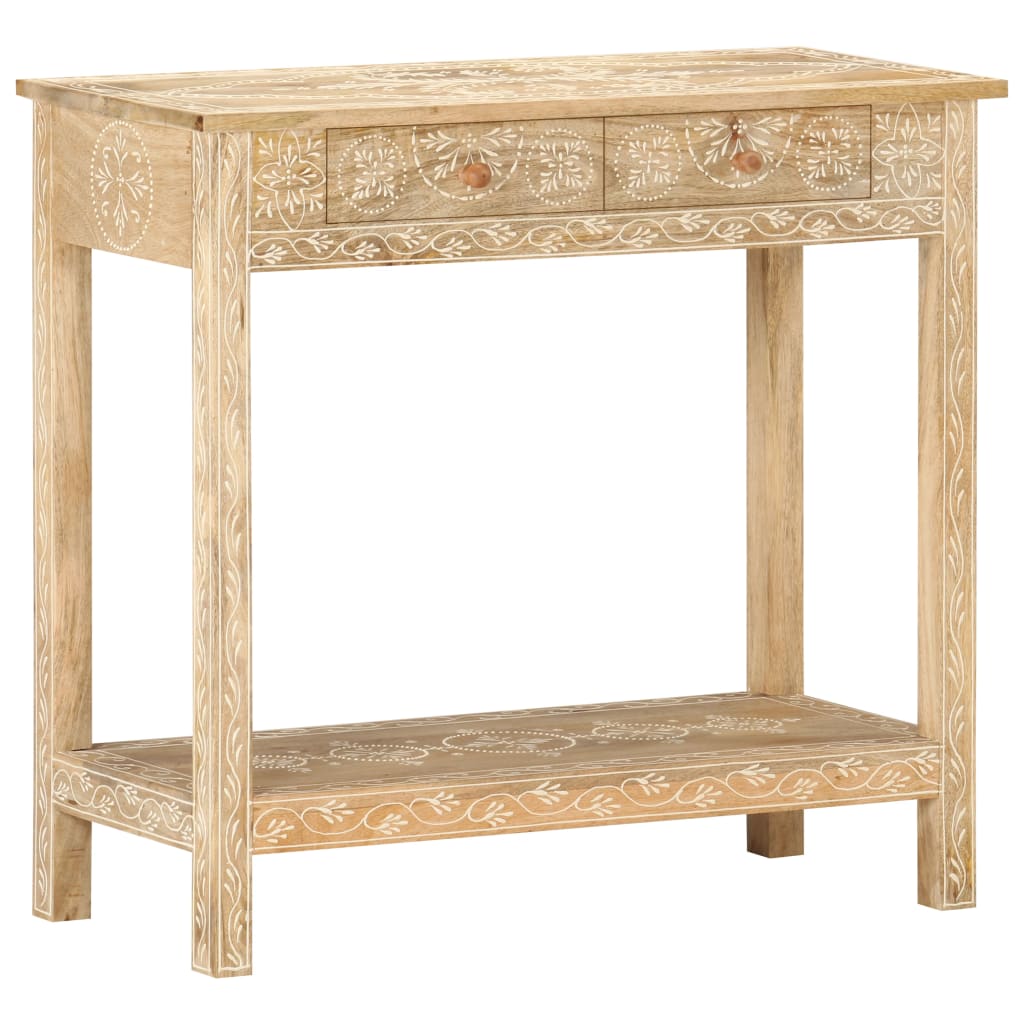 Console en Bois de Manguier avec Tiroirs-La-Fabrique-Industrielle