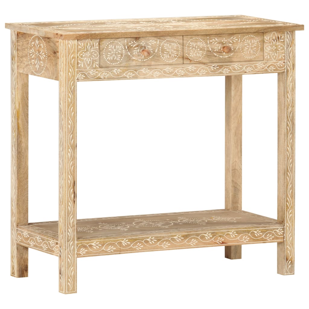 Console en Bois de Manguier avec Tiroirs-La-Fabrique-Industrielle