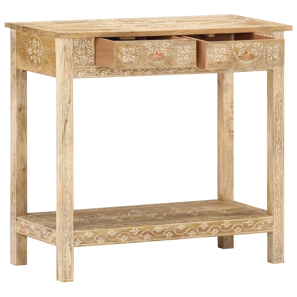 Console en Bois de Manguier avec Tiroirs-La-Fabrique-Industrielle