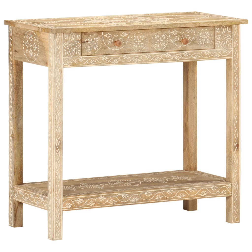 Console en Bois de Manguier avec Tiroirs-La-Fabrique-Industrielle