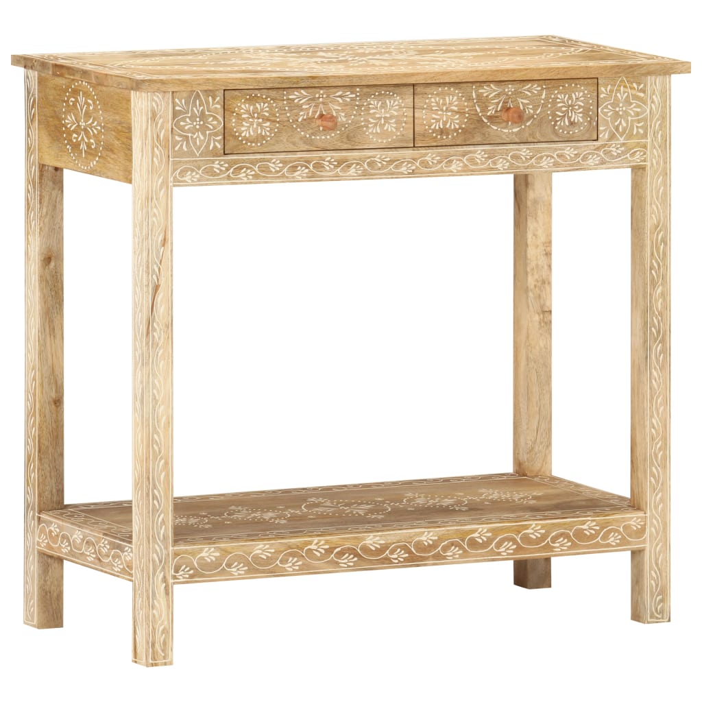 Console en Bois de Manguier avec Tiroirs-La-Fabrique-Industrielle