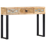 Console en Bois de Manguier et Métal Authentique-La-Fabrique-Industrielle