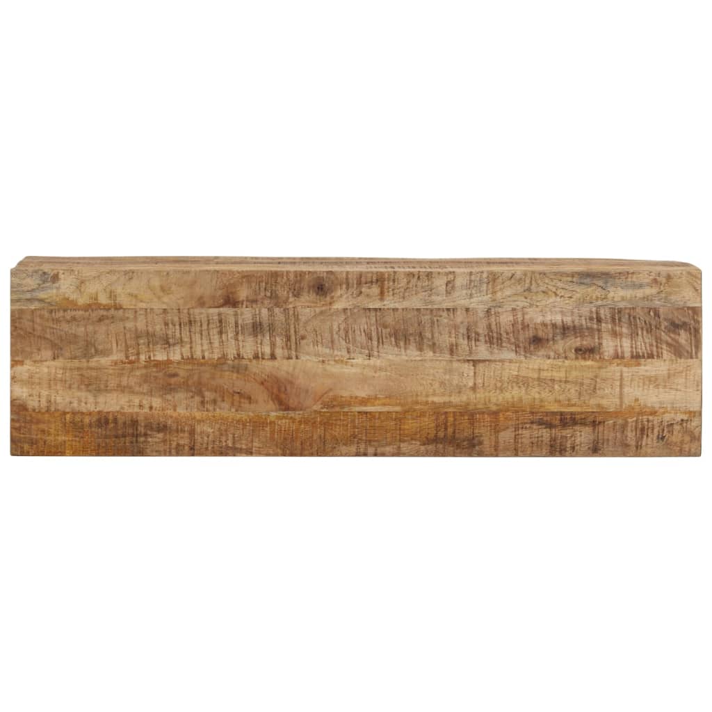 Console en Bois de Manguier et Métal Noir-La-Fabrique-Industrielle