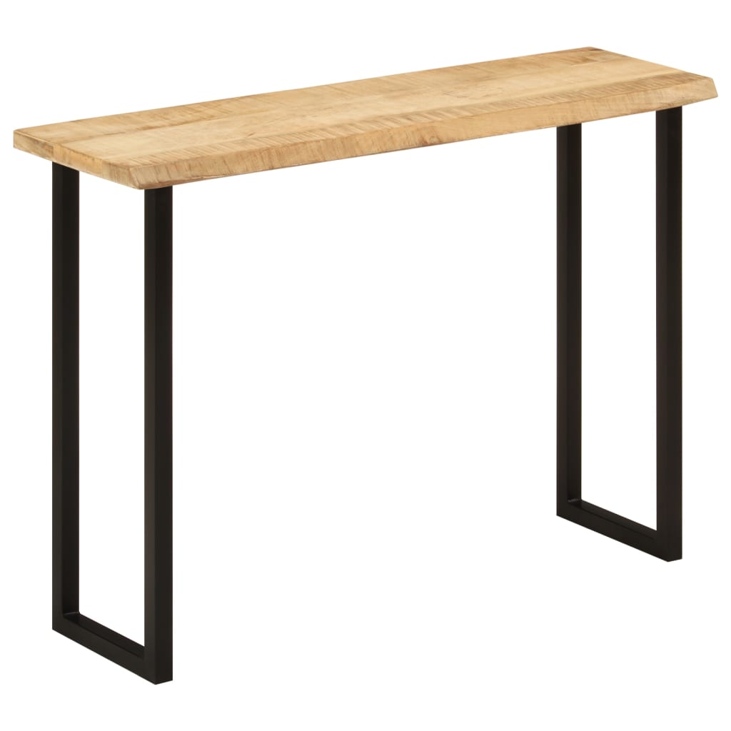 Console en Bois de Manguier et Métal-La-Fabrique-Industrielle