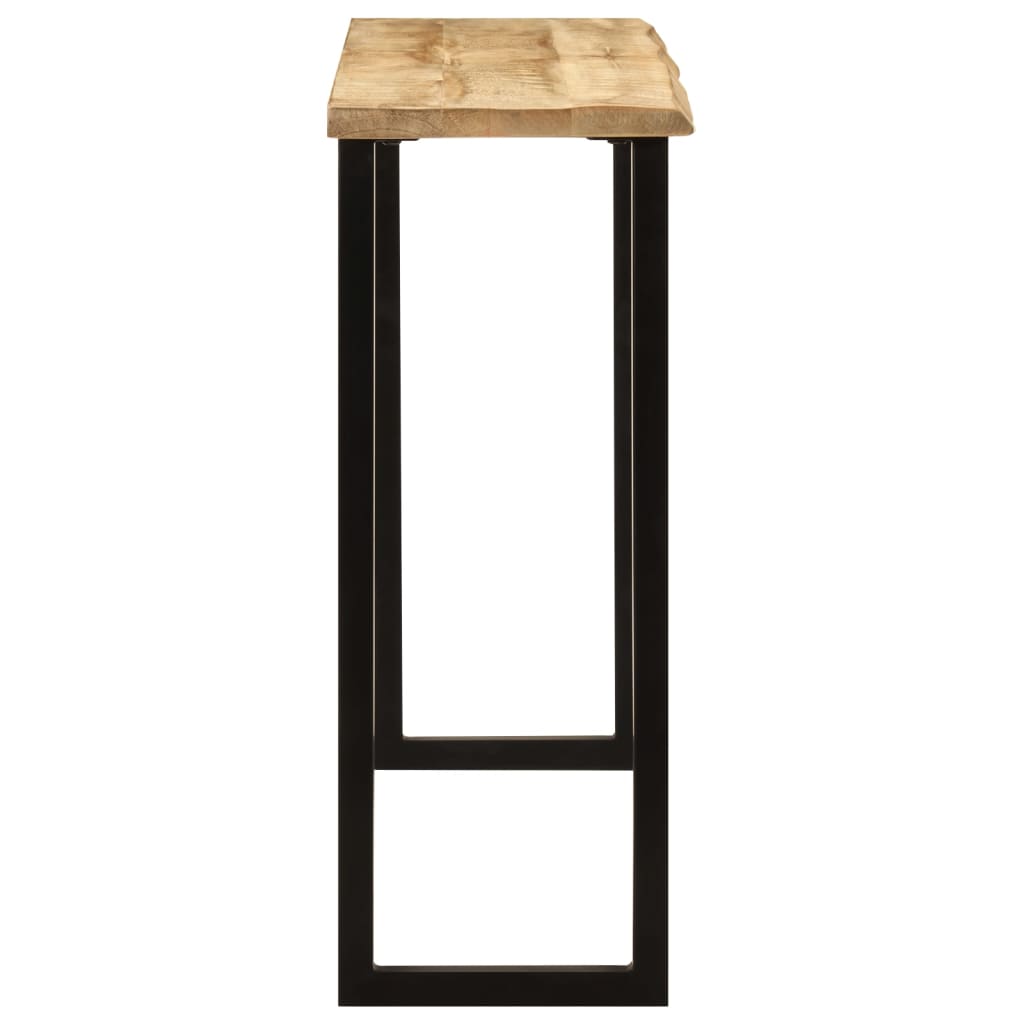 Console en Bois de Manguier et Métal-La-Fabrique-Industrielle
