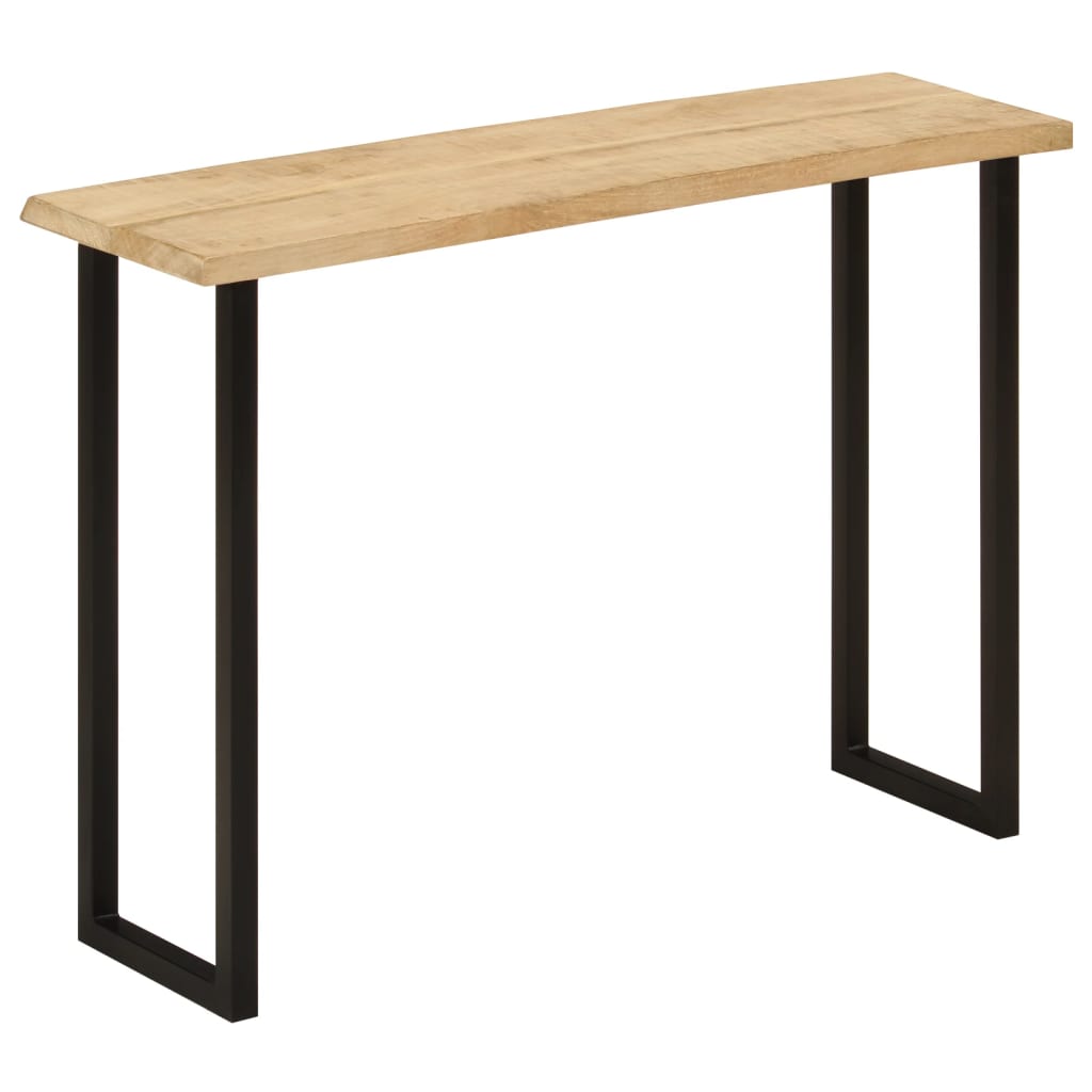 Console en Bois de Manguier et Métal-La-Fabrique-Industrielle